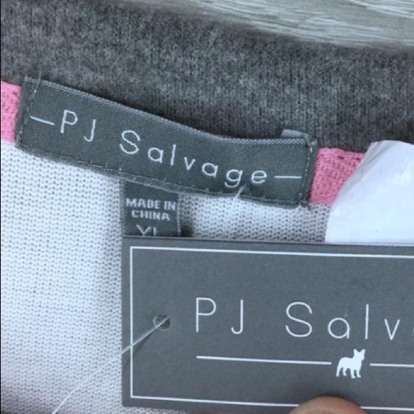 PJ Salvage Holiday Flamingo Long Sleeve Pajama Top - Picture 6 of 7